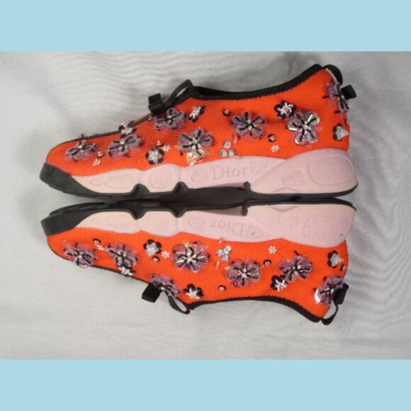 Dior Embellished Mesh Fusion Sneakers Womens 36 - Picture 3 of 13